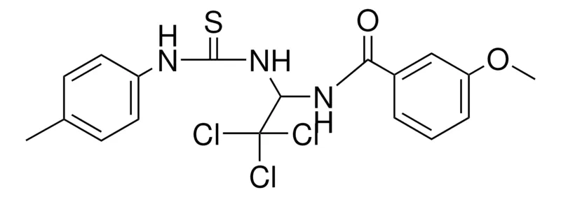 Sigma-Aldrich 3-METHOXY-N-(2,2,2-TRICHLORO-1-(3-P-TOLYL-THIOUREIDO)-ETHYL)-BENZAMIDE,AldrichCPR