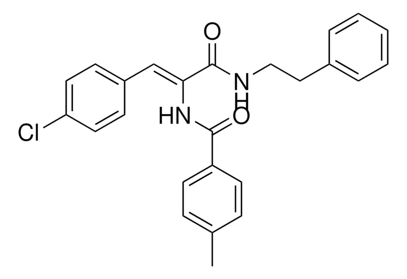 Sigma-Aldrich N-(2-(4-CHLORO-PHENYL)-1-PHENETHYLCARBAMOYL-VINYL)-4-METHYL-BENZAMIDE,AldrichCPR