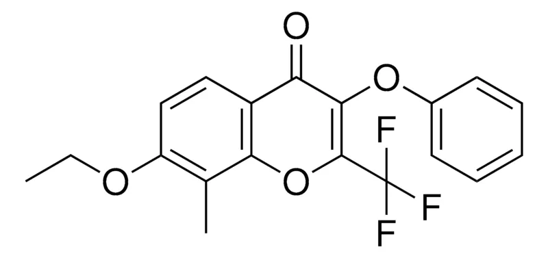 Sigma-Aldrich 7-ETHOXY-8-METHYL-3-PHENOXY-2-TRIFLUOROMETHYL-CHROMEN-4-ONE,AldrichCPR