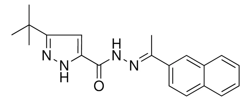 Sigma-Aldrich 5-TERT-BU-2H-PYRAZOLE-3-CARBOXYLIC ACID (1-NAPHTHALEN-2-YL-ETHYLIDENE)-HYDRAZIDE,AldrichCPR