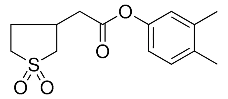 Sigma-Aldrich (1,1-DIOXO-TETRAHYDRO-THIOPHEN-3-YL)-ACETIC ACID 3,4-DIMETHYL-PHENYL ESTER,AldrichCPR