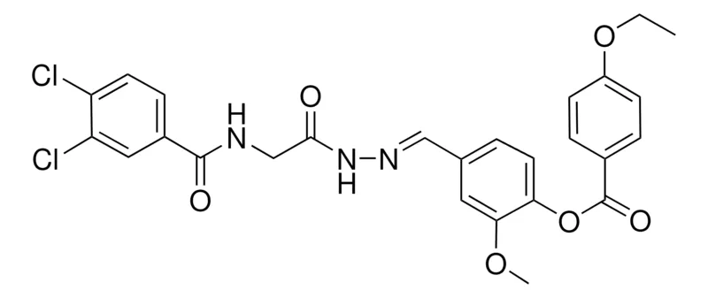 Sigma-Aldrich 4-[(E)-({[(3,4-DICHLOROBENZOYL)AMINO]ACETYL}HYDRAZONO)METHYL]-2-METHOXYPHENYL 4-ETHOXYBENZOATE，AldrichCPR