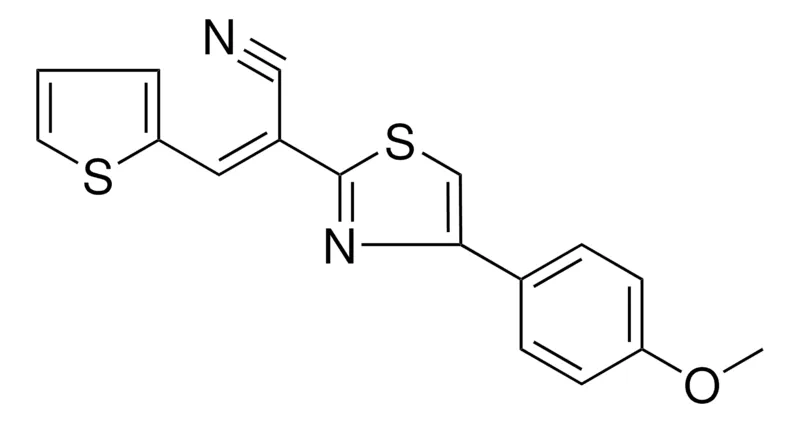Sigma-Aldrich 2-(4-(4-METHOXY-PHENYL)-THIAZOL-2-YL)-3-THIOPHEN-2-YL-ACRYLONITRILE,AldrichCPR