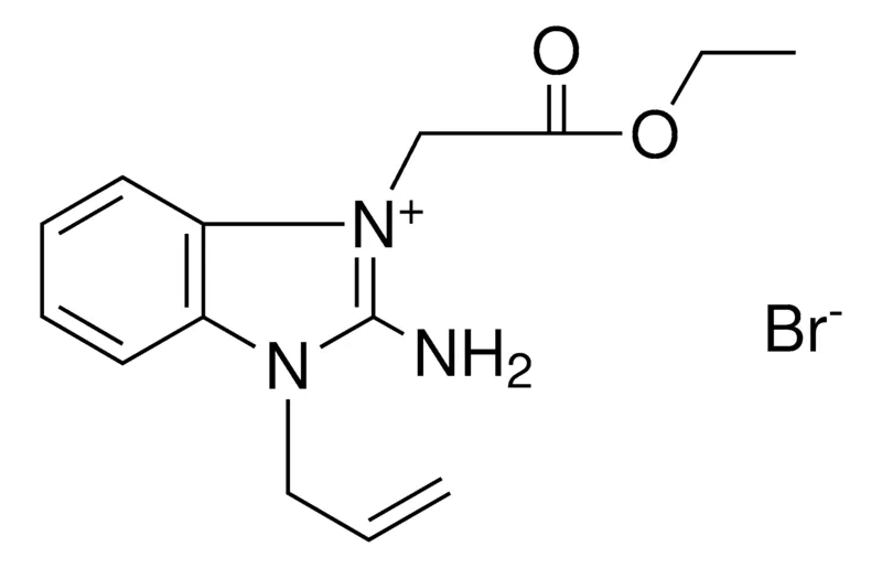 Sigma-Aldrich 3-ALLYL-2-AMINO-1-ETHOXYCARBONYLMETHYL-3H-BENZOIMIDAZOL-1-IUM, BROMIDE,AldrichCPR