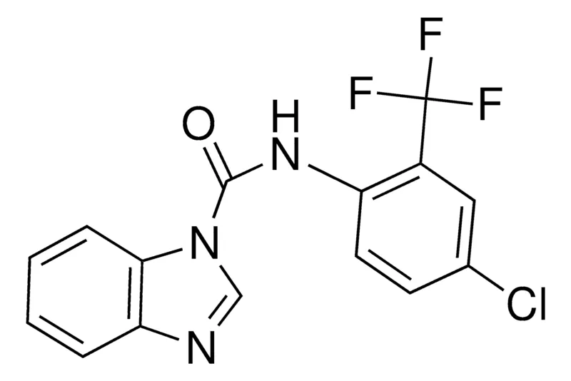Sigma-Aldrich 1-(N-(4-CHLORO-2-(TRIFLUOROMETHYL)PHENYL)CARBAMOYL)BENZIMIDAZOLE,AldrichCPR