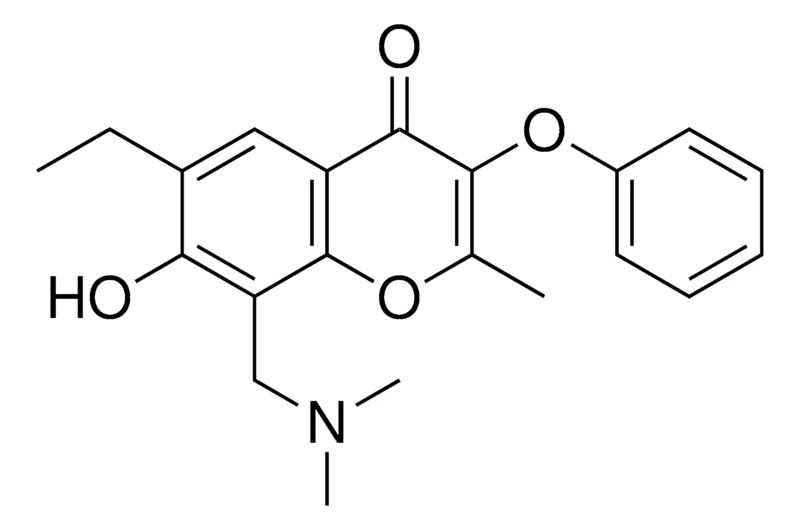 Sigma-Aldrich 8-DIMETHYLAMINOMETHYL-6-ETHYL-7-HYDROXY-2-METHYL-3-PHENOXY-CHROMEN-4-ONE，AldrichCPR
