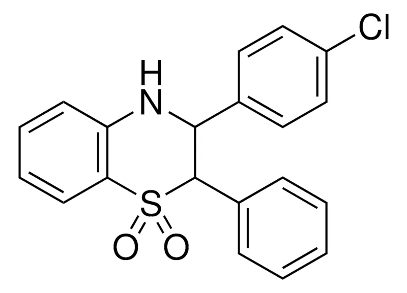 Sigma-Aldrich 3-(4-CHLOROPHENYL)-3,4-DIHYDRO-2-PHENYL-2H-1,4-BENZOTHIAZINE-1,1-DIOXIDE,AldrichCPR