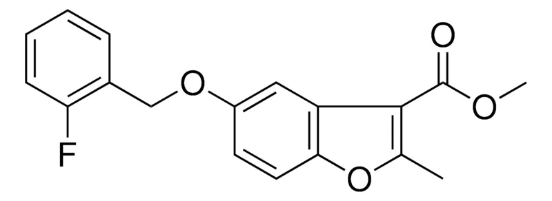Sigma-Aldrich 5-(2-FLUORO-BENZYLOXY)-2-METHYL-BENZOFURAN-3-CARBOXYLIC ACID METHYL ESTER,AldrichCPR