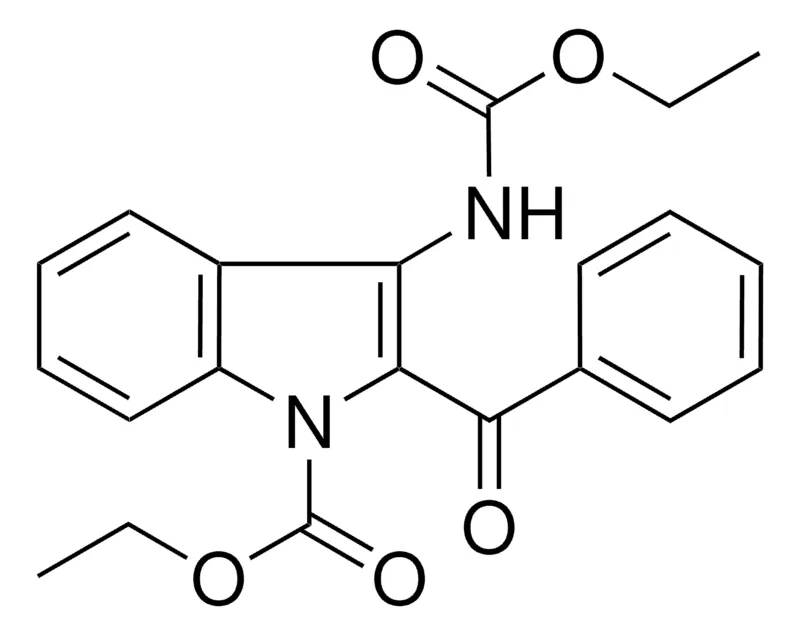 Sigma-Aldrich ETHYL 2-BENZOYL-3-((ETHOXYCARBONYL)AMINO)-1H-INDOLE-1-CARBOXYLATE,AldrichCPR
