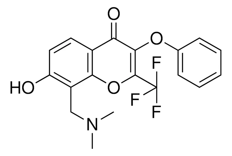 Sigma-Aldrich 8-DIMETHYLAMINOMETHYL-7-HYDROXY-3-PHENOXY-2-TRIFLUOROMETHYL-CHROMEN-4-ONE,AldrichCPR