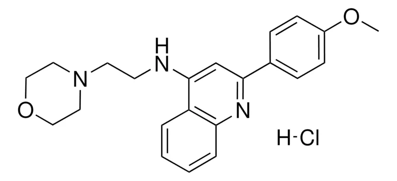 Sigma-Aldrich N-(2-(4-METHOXYPHENYL)-4-QUINOLINYL)-N-(2-(4-MORPHOLINYL)ETHYL)AMINE HYDROCHLORIDE,AldrichCPR