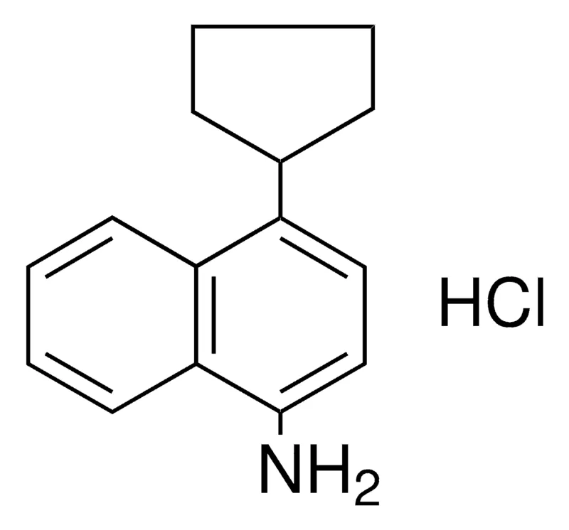 Sigma-Aldrich 4-CYCLOPENTYL-NAPHTHALEN-1-YLAMINE, HYDROCHLORIDE,AldrichCPR