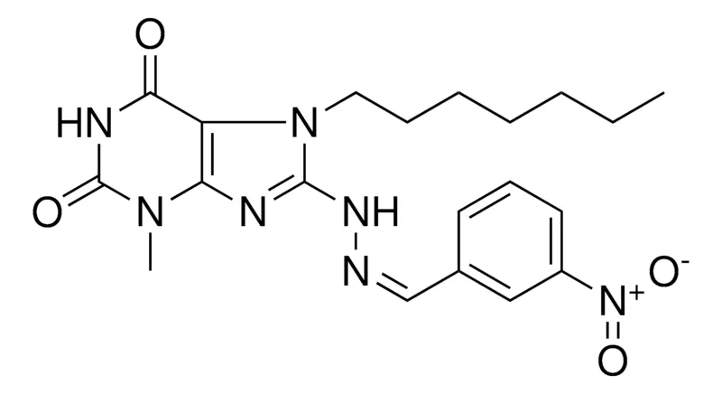 Sigma-Aldrich 7-HEPTYL-3-ME-8-(N'-(3-NITRO-BENZYLIDENE)-HYDRAZINO)-3,7-2H-PURINE-2,6-DIONE，AldrichCPR
