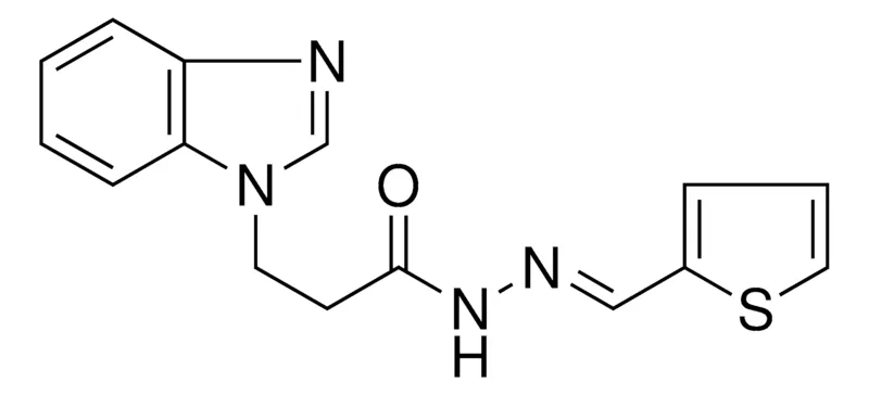 Sigma-Aldrich 3-BENZOIMIDAZOL-1-YL-PROPIONIC ACID THIOPHEN-2-YLMETHYLENE-HYDRAZIDE,AldrichCPR