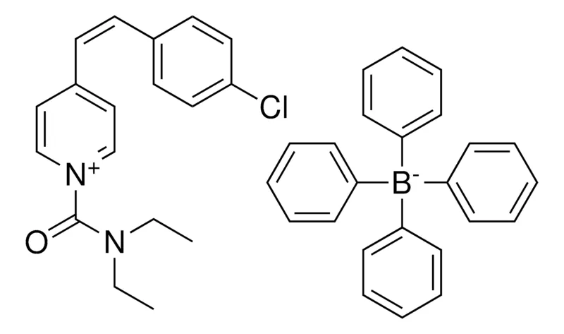 Sigma-Aldrich 4-(2-(4-CL-PH)VINYL)-1-((DIETHYLAMINO)CARBONYL)PYRIDINIUM TETRAPHENYLBORATE(1-),AldrichCPR