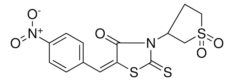 Sigma-Aldrich 3-(1,1-DIOXO-4H-THIOPHEN-3-YL)5-(4-NITRO-BENZYLIDENE)-2-THIOXO-THIAZOLIDIN-4-ONE,AldrichCPR