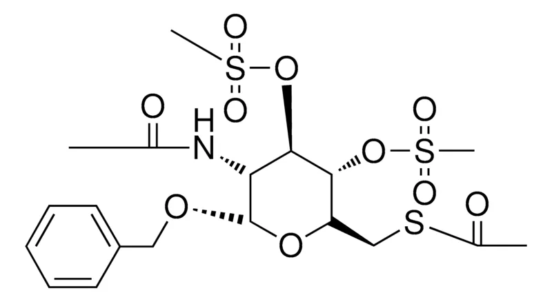 Sigma-Aldrich BENZYL 6-S-ACETYL-2-(ACETYLAMINO)-2-DEOXY-3,4-BIS-O-(METHYLSULFONYL)-6-THIO-ALPHA-D-GLUCOPYRANOSIDE,AldrichCPR