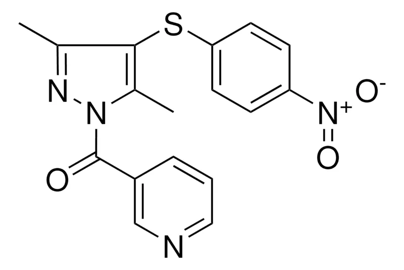Sigma-Aldrich (3,5-DIMETHYL-4-(4-NITRO-PHENYLSULFANYL)-PYRAZOL-1-YL)-PYRIDIN-3-YL-METHANONE,AldrichCPR