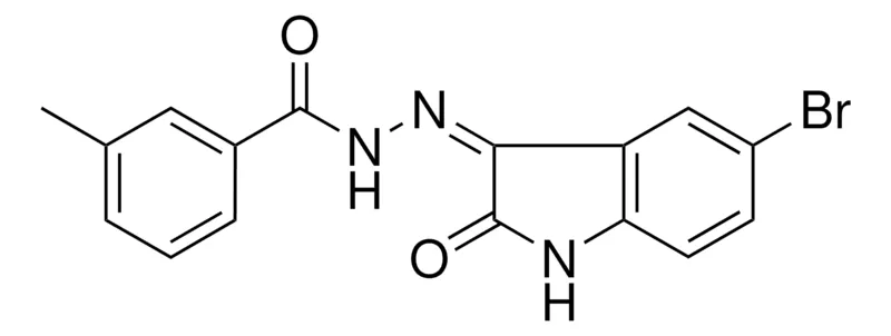 Sigma-Aldrich 3-METHYL-BENZOIC ACID (5-BROMO-2-OXO-1,2-DIHYDRO-INDOL-3-YLIDENE)-HYDRAZIDE,AldrichCPR