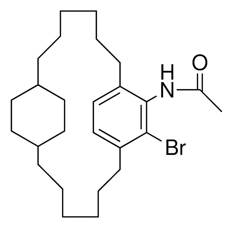 Sigma-Aldrich N-(10-BR-TRICYCLO(16.2.2.2(8,11))TETRACOSA-8(24),9,11(23)-TRIEN-9-YL)-ACETAMIDE,AldrichCPR