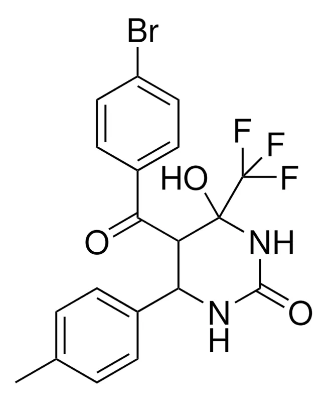 Sigma-Aldrich 5-(4-BR-BENZOYL)-4-HO-6-(4-ME-PH)-4-(TRI-F-ME)TETRAHYDRO-2(1H)-PYRIMIDINONE,AldrichCPR