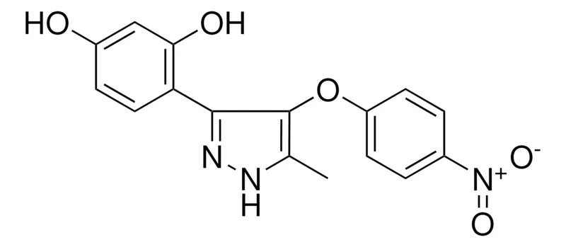 Sigma-Aldrich 4-(5-METHYL-4-(4-NITROPHENOXY)-1H-PYRAZOL-3-YL)-1,3-BENZENEDIOL,AldrichCPR