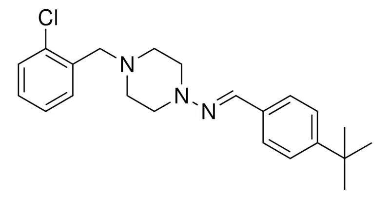 Sigma-Aldrich (4-TERT-BUTYL-BENZYLIDENE)-(4-(2-CHLORO-BENZYL)-PIPERAZIN-1-YL)-AMINE,AldrichCPR