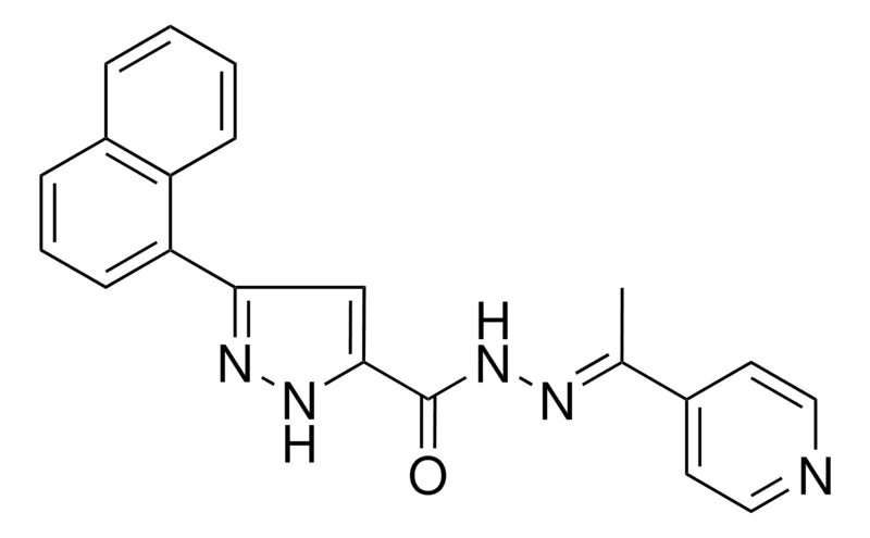Sigma-Aldrich 3-(1-NAPHTHYL)-N'-(1-(4-PYRIDINYL)ETHYLIDENE)-1H-PYRAZOLE-5-CARBOHYDRAZIDE,AldrichCPR