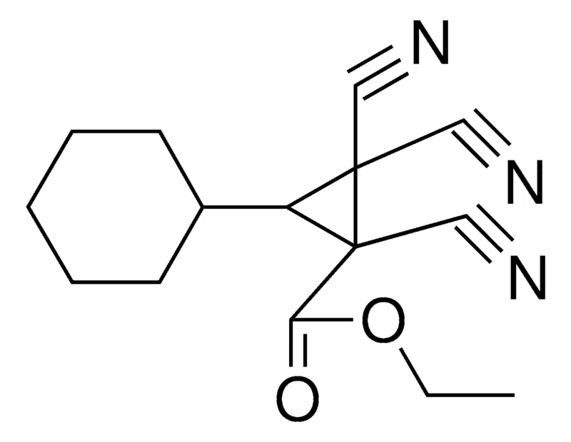 Sigma-Aldrich 1,2,2-TRICYANO-3-CYCLOHEXYL-CYCLOPROPANECARBOXYLIC ACID ETHYL ESTER,AldrichCPR
