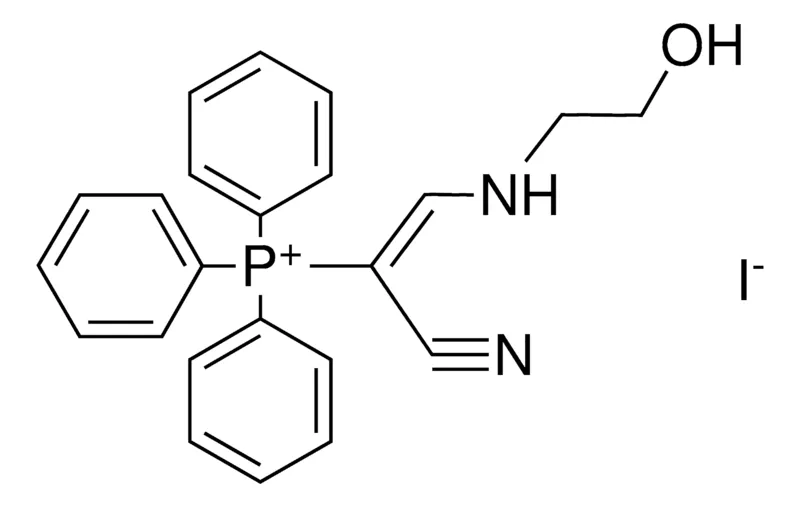 Sigma-Aldrich (1-CYANO-2-(2-HYDROXY-ETHYLAMINO)-VINYL)-TRIPHENYL-PHOSPHONIUM, IODIDE,AldrichCPR