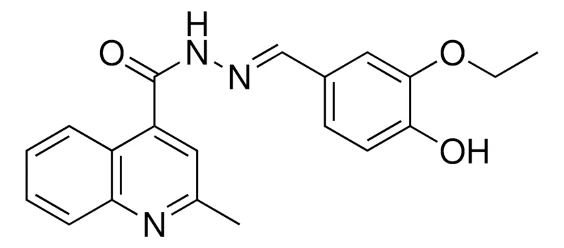 Sigma-Aldrich 2-METHYL-QUINOLINE-4-CARBOXYLIC ACID (3-ETHOXY-4-HYDROXY-BENZYLIDENE)-HYDRAZIDE,AldrichCPR
