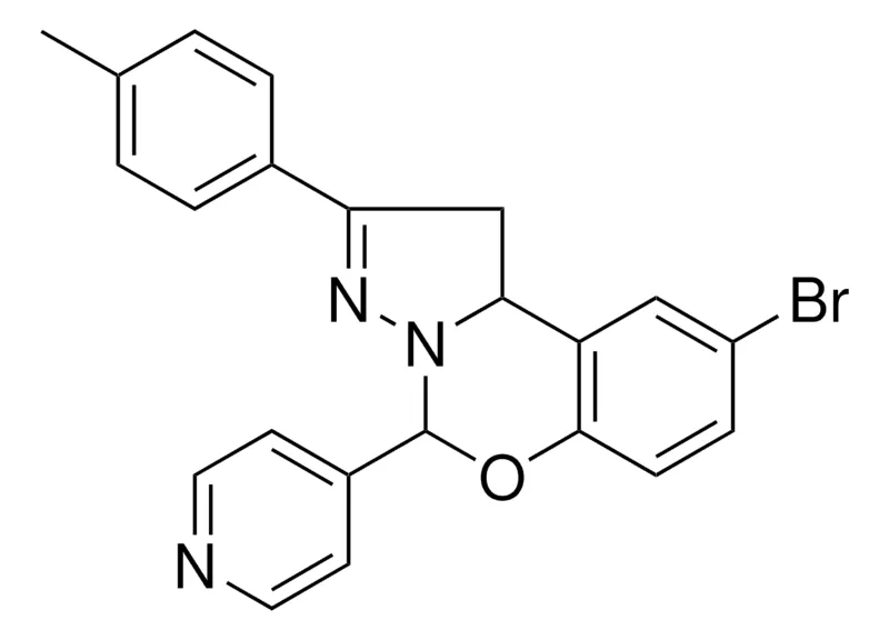 Sigma-Aldrich 8-BR-4-PYRIDIN-4-YL-2-P-TOLYL-1,9B-2H-5-OXA-3,3A-DIAZA-CYCLOPENTA(A)NAPHTHALENE,AldrichCPR