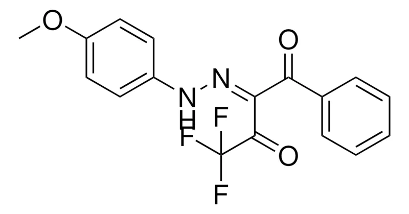 Sigma-Aldrich 4,4,4-TRIFLUORO-2-((4-METHOXY-PHENYL)-HYDRAZONO)-1-PHENYL-BUTANE-1,3-DIONE,AldrichCPR