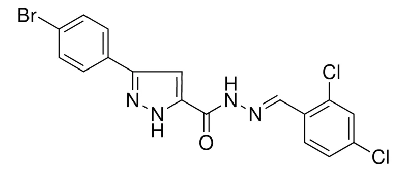 Sigma-Aldrich 5-(4-BR-PH)-2H-PYRAZOLE-3-CARBOXYLIC ACID (2,4-DICHLORO-BENZYLIDENE)-HYDRAZIDE，AldrichCPR