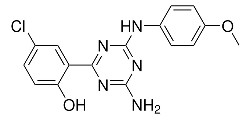 Sigma-Aldrich 2-(4-AMINO-6-(4-METHOXY-PHENYLAMINO)-(1,3,5)TRIAZIN-2-YL)-4-CHLORO-PHENOL,AldrichCPR