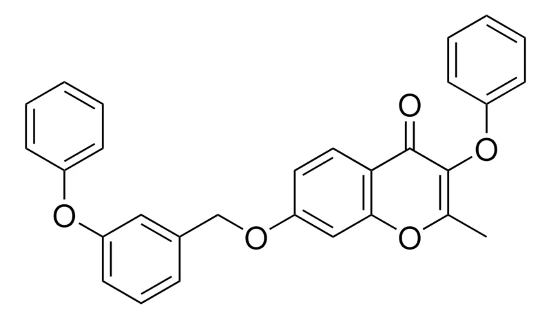 Sigma-Aldrich 2-METHYL-3-PHENOXY-7-(3-PHENOXY-BENZYLOXY)-CHROMEN-4-ONE,AldrichCPR