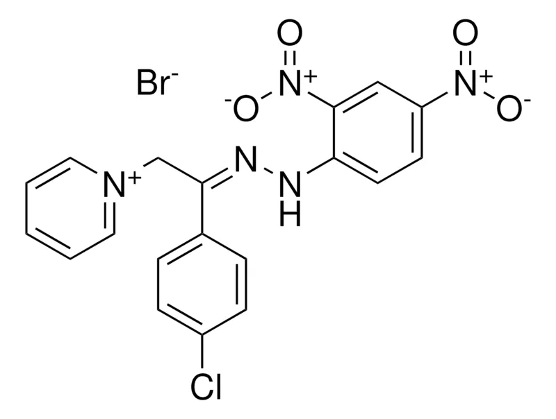 Sigma-Aldrich 1-(2-(4-CL-PHENYL)-2-((2,4-DINITRO-PHENYL)-HYDRAZONO)-ETHYL)-PYRIDINIUM, BROMIDE,AldrichCPR