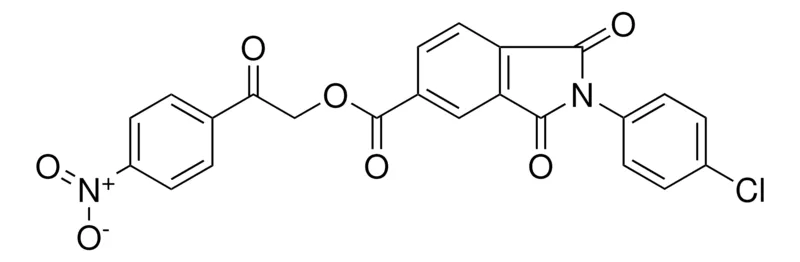 Sigma-Aldrich 2-(4-NITROPHENYL)-2-OXOETHYL 2-(4-CHLOROPHENYL)-1,3-DIOXO-5-ISOINDOLINECARBOXYLATE,AldrichCPR