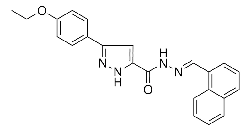 Sigma-Aldrich 5-(4-ETHOXY-PH)-2H-PYRAZOLE-3-CARBOXYLIC ACID NAPHTHALEN-1-YLMETHYLENE-HYDRAZIDE,AldrichCPR