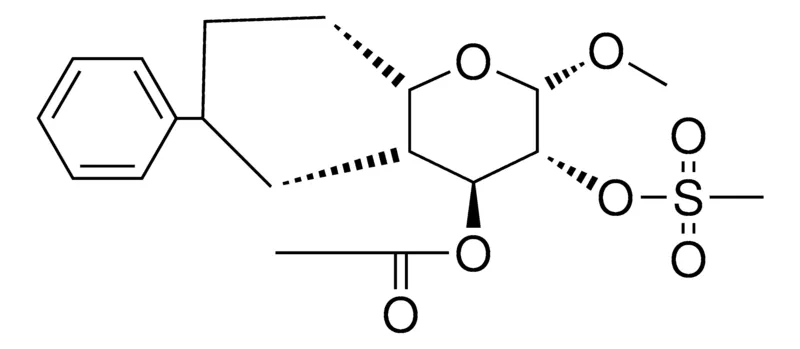 Sigma-Aldrich ACETIC ACID 3-METHANESULFONYLOXY-2-METHOXY-6-PHENYL-OCTAHYDRO-CHROMEN-4-YL ESTER,AldrichCPR