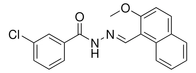 Sigma-Aldrich 3-CHLORO-BENZOIC ACID (2-METHOXY-NAPHTHALEN-1-YLMETHYLENE)-HYDRAZIDE,AldrichCPR