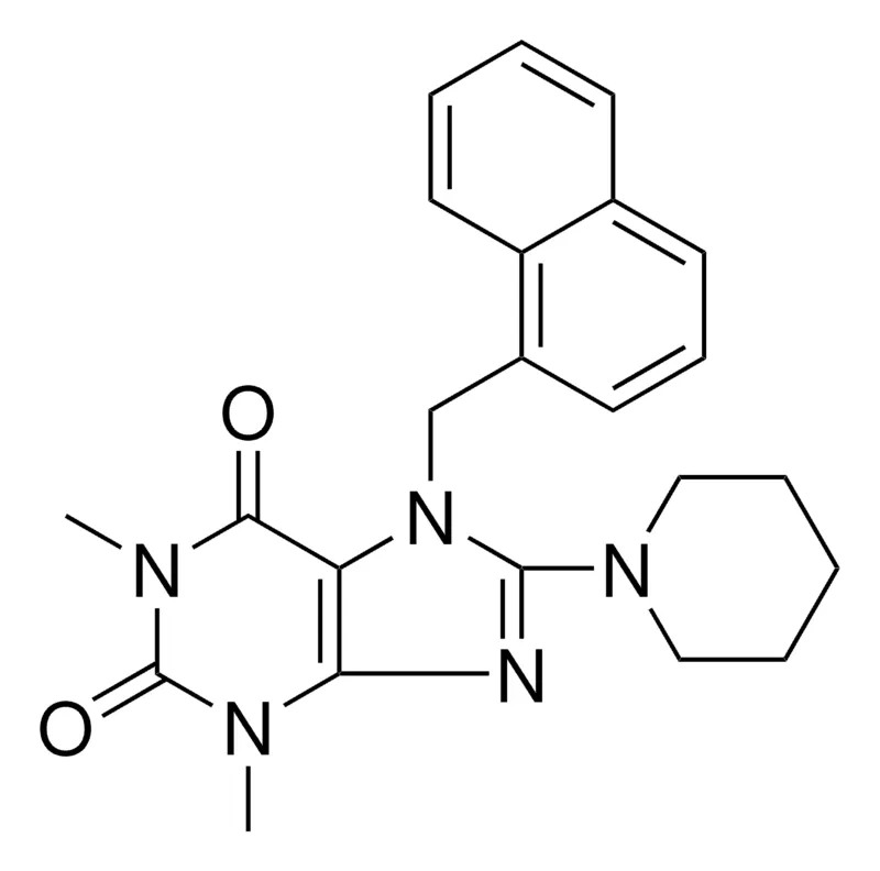 Sigma-Aldrich 1,3-DIMETHYL-7-(1-NAPHTHYL-ME)-8-(1-PIPERIDINYL)-3,7-DIHYDRO-1H-PURINE-2,6-DIONE,AldrichCPR