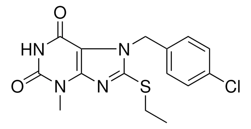 Sigma-Aldrich 7-(4-CHLORO-BENZYL)-8-ETHYLSULFANYL-3-METHYL-3,7-DIHYDRO-PURINE-2,6-DIONE,AldrichCPR