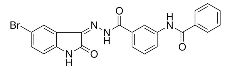 Sigma-Aldrich N-(3-(5-BR-2-OXO-1,2-2H-INDOL-3-YLIDENE-HYDRAZINOCARBONYL)-PHENYL)-BENZAMIDE,AldrichCPR