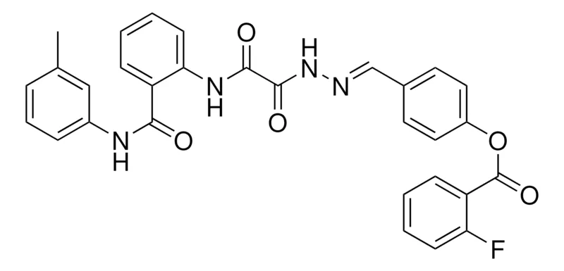 Sigma-Aldrich 4-((2-(2-OXO-2-(2-(3-TOLUIDINOCARBONYL)ANILINO)AC)HYDRAZONO)ME)PH 2-F-BENZOATE，AldrichCPR