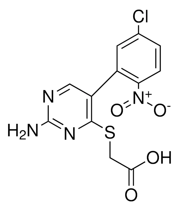 Sigma-Aldrich (2-AMINO-5-(5-CHLORO-2-NITRO-PHENYL)-PYRIMIDIN-4-YLSULFANYL)-ACETIC ACID,AldrichCPR