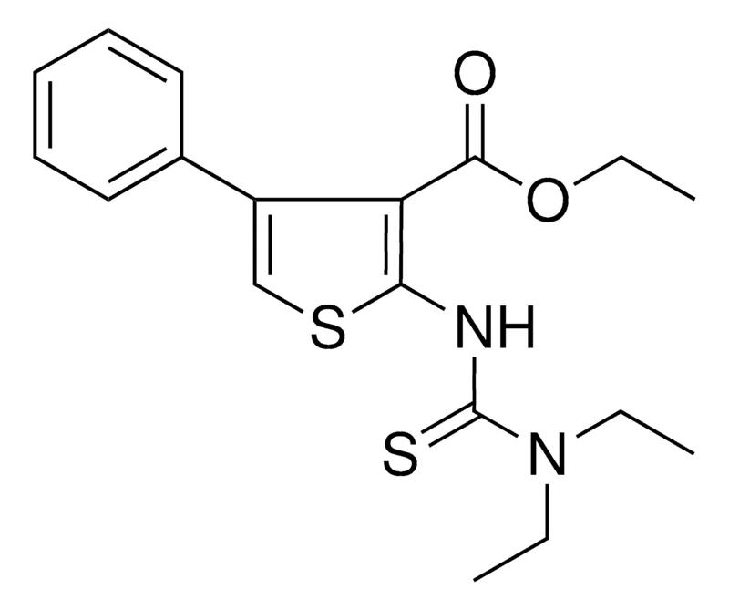 Sigma-Aldrich 2-(3,3-DIETHYL-THIOUREIDO)-4-PHENYL-THIOPHENE-3-CARBOXYLIC ACID ETHYL ESTER,AldrichCPR