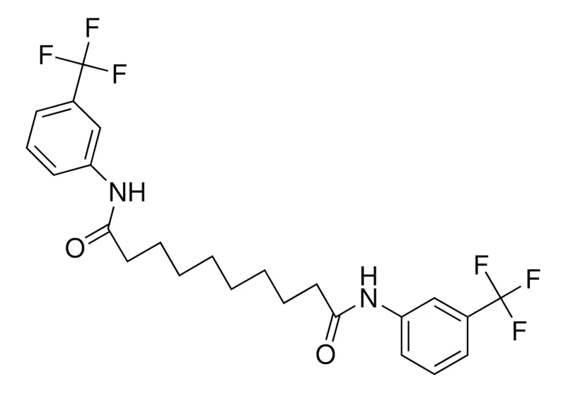 Sigma-Aldrich N,N'-BIS(3-(TRIFLUOROMETHYL)PHENYL)-1,10-DECANEDIAMIDE,AldrichCPR