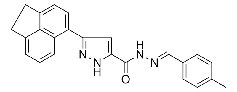 Sigma-Aldrich 5-ACENAPHTHEN-5-YL-2H-PYRAZOLE-3-CARBOXYLIC ACID (4-ME-BENZYLIDENE)-HYDRAZIDE,AldrichCPR