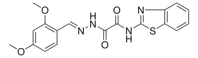 Sigma-Aldrich N-BENZOTHIAZOL-2-YL-2-(N'-(2,4-DIMETHOXY-BENZYLIDENE)-HYDRAZINO)-2-OXO-ACETAMIDE,AldrichCPR